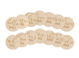 Pearhead® - Pearhead's Wooden Milestone Marker Cards / Props