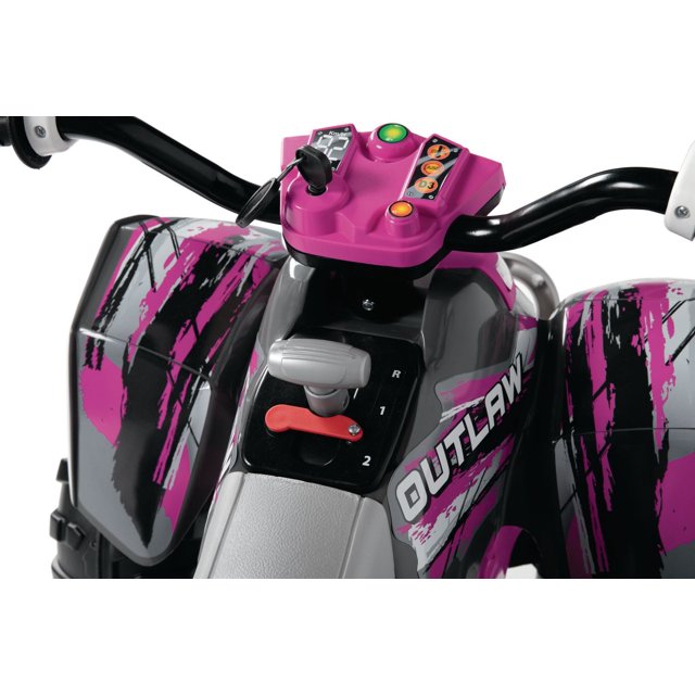 Peg Perego Kids Polaris Outlaw Electric Vehicle - High-performance 12 Volts - Citris