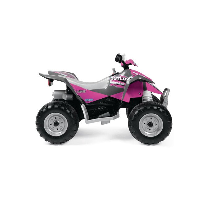 Peg Perego Kids Polaris Outlaw Electric Vehicle - High-performance 12 Volts - Citris