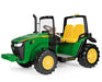 Peg Perego® - John Deere Dual Force Kids Ride on Tractor Toy by Peg Perego - High Performance 12 Volts - Green