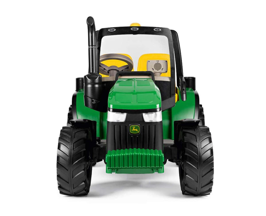 Peg Perego® - John Deere Dual Force Kids Ride on Tractor Toy by Peg Perego - High Performance 12 Volts - Green