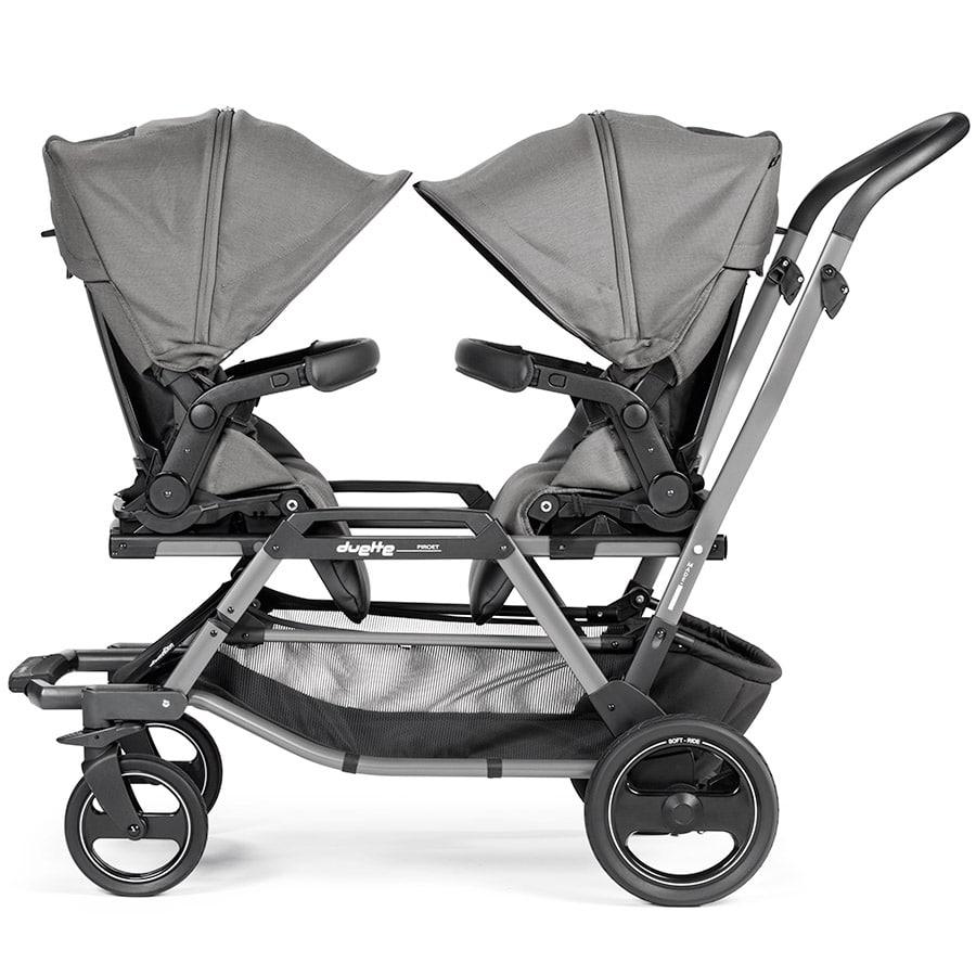 Peg Perego® - Peg Perego Duette Piroet Double Stroller (FRAME + 2 SEATS)