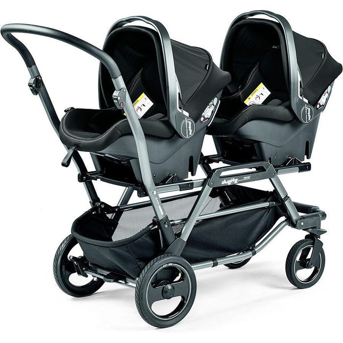 Peg Perego Double Stroller Duette Piroet (FRAME & 2 SEATS) — Goldtex