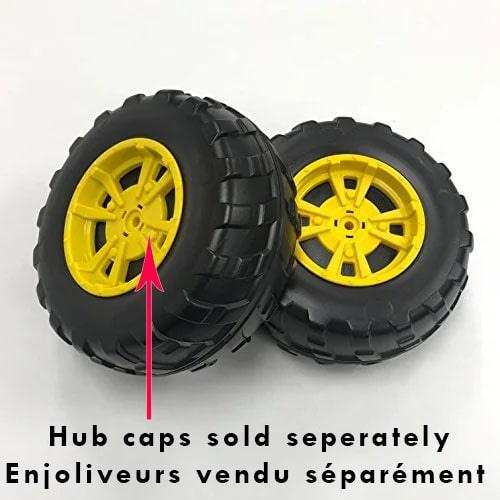 peg perego john deere tractor replacement tires Peg Perego Gator XUV Front Wheels, Black