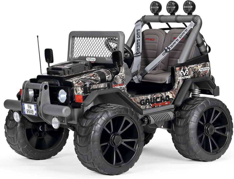 Peg Perego® - Peg Perego Gaucho Pro Realtree 24V, 2-Seater, Kids Ride on Car