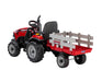 Peg Perego® - Peg Perego Kids Case IH Magnum Tractor & Trailer High-performance 12 Volt - Red