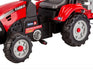 Peg Perego® - Peg Perego Kids Case IH Tractor & Trailer - Chain Driven Pedals - Red