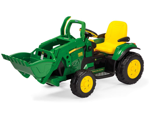 Peg Perego® - Peg Perego Kids J.D. Ground Loader Tractor - High-performance 12 Volts - Green