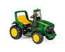 Peg Perego® - Peg Perego Kids J.D. Heavy Duty Tractor with Trailer - High Performance 12 Volts - Green