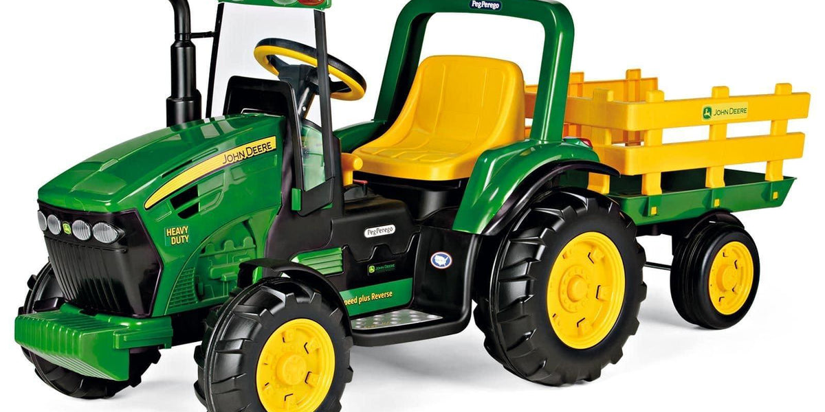 peg perego john deere 12 volt Peg Perego John Deere Heavy Duty Kids Ride On Tractor