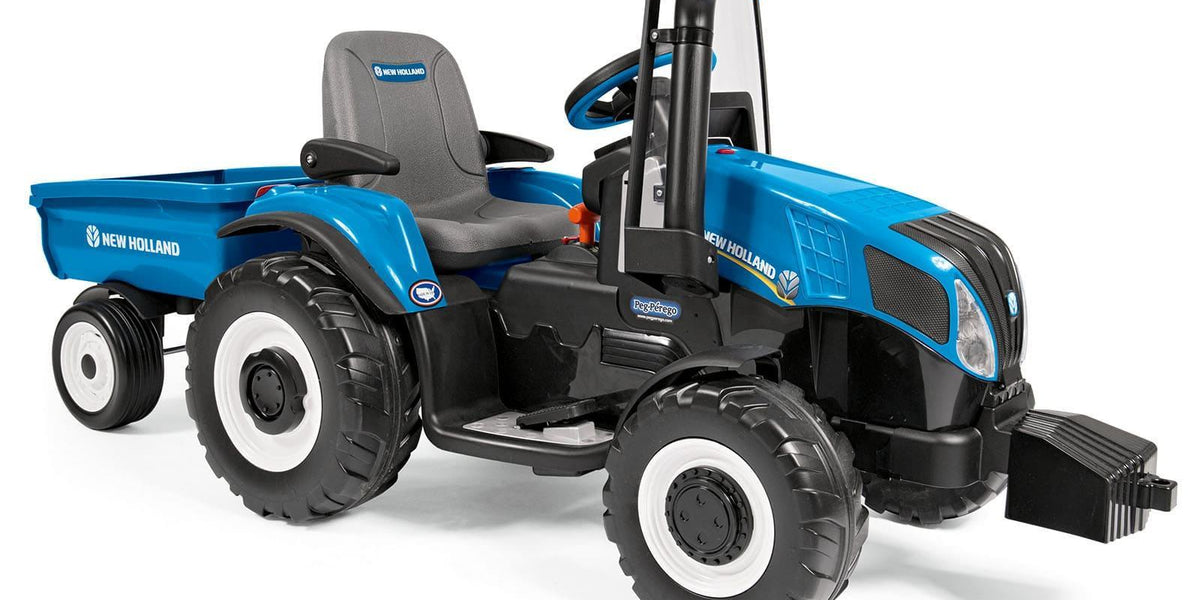 peg perego new holland tractor Peg Perego New Holland T8 Kids Ride On Tractor | 12 Volt