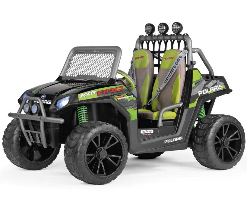 Peg Perego® - Peg Perego Kids Polaris Ranger RZR Two Seater - 24 Volt - Green Shadow