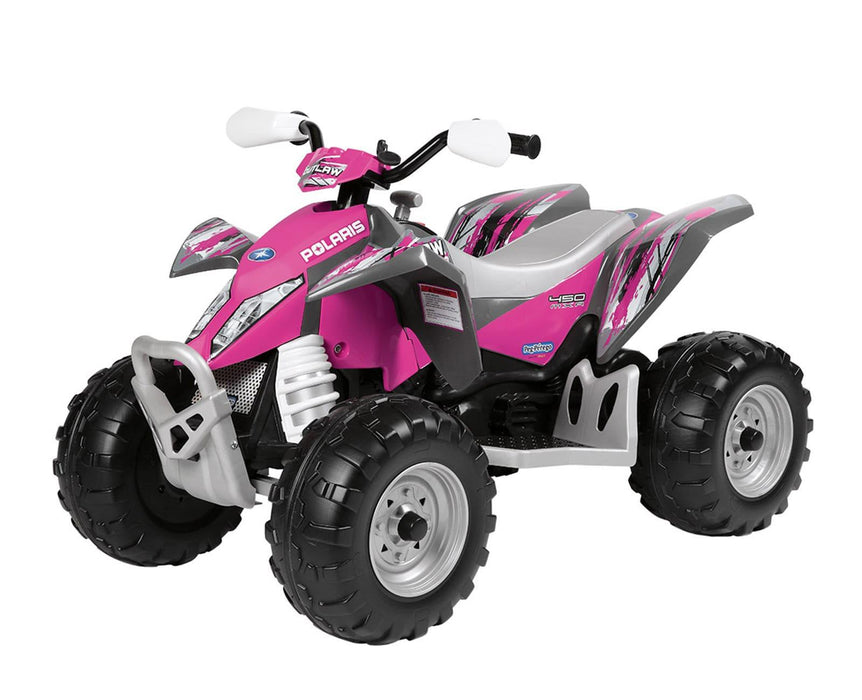 Peg Perego® - Peg Perego Polaris Outlaw Kids Vehicle High-performance 12 Volts - Pink Power