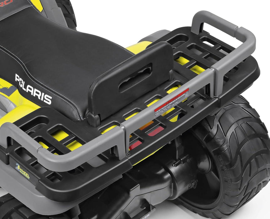 Peg Perego® - Peg Perego - Polaris Sportsman PRO, Citris, 24V, 2 Seater Ride on ATV for Kids