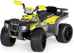 Peg Perego® - Peg Perego - Polaris Sportsman PRO, Citris, 24V, 2 Seater Ride on ATV for Kids