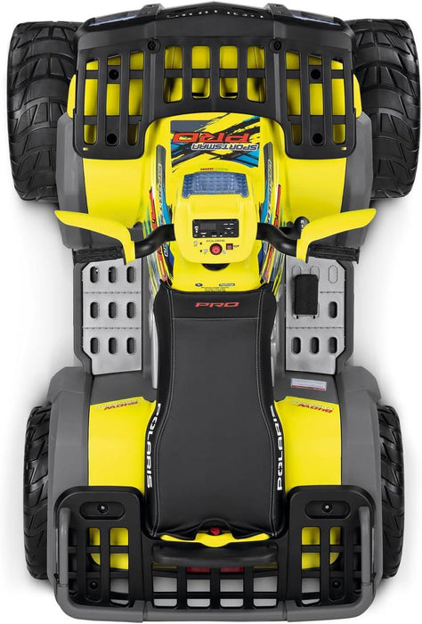 Peg Perego® - Peg Perego - Polaris Sportsman PRO, Citris, 24V, 2 Seater Ride on ATV for Kids