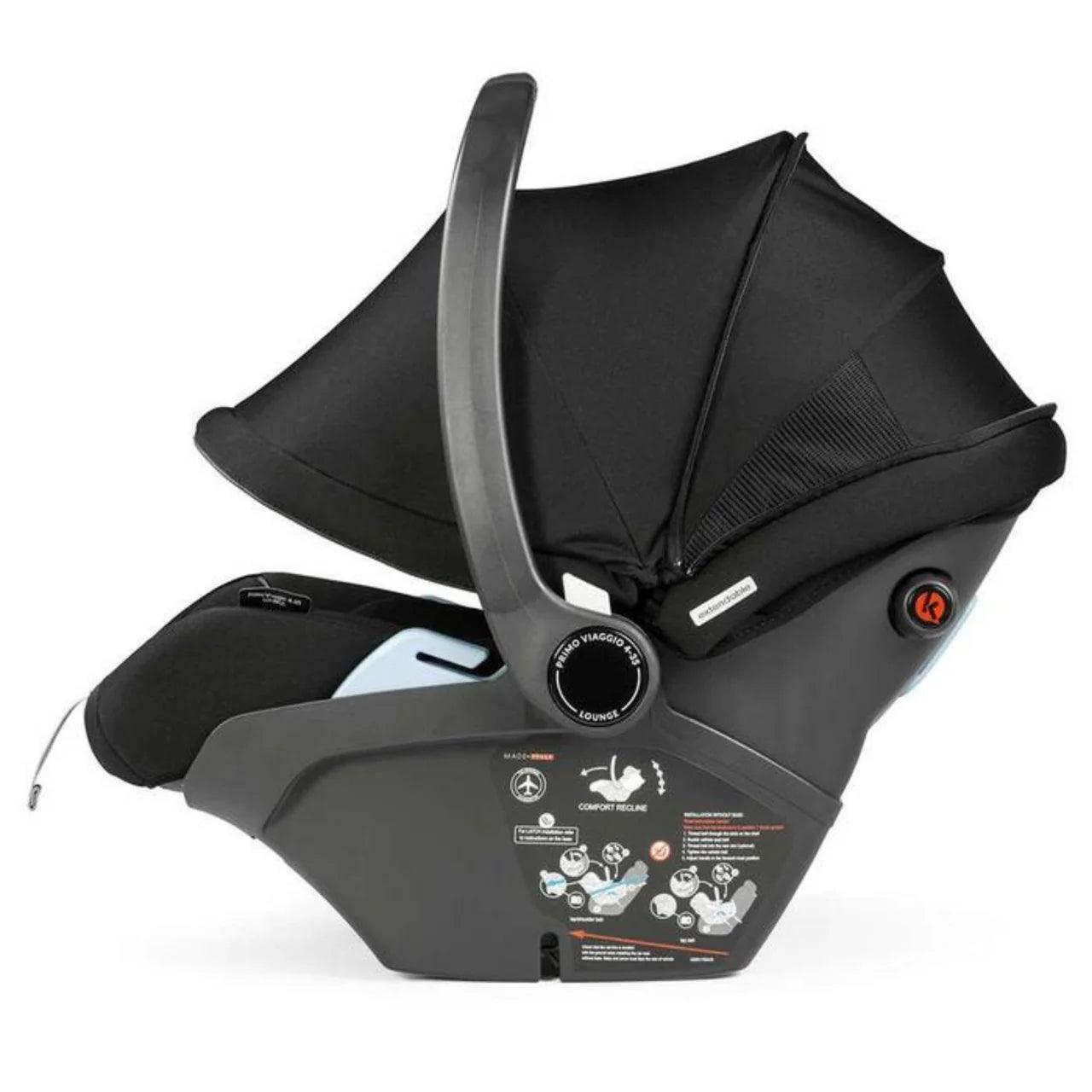 Peg Perego® - Peg Perego Primo Viaggio 4-35 Lounge On Wheels - True Black