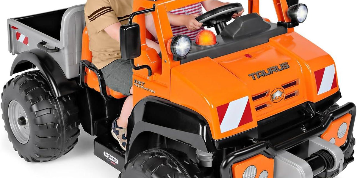 Peg Perego Taurus Utility Truck Ride on Car for Kids