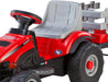 Peg Perego® - Peg Perego Toddler Case IH Lil Tractor & Trailer - 6 Volts Dual Drive Axle - Red