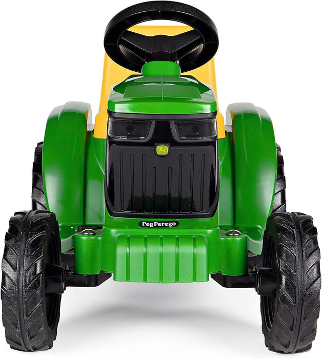 peg perego toy tractor Peg Perego John Deere Toddler Mini Ride On Tractor | 6 Volt | Dual Drive Axle