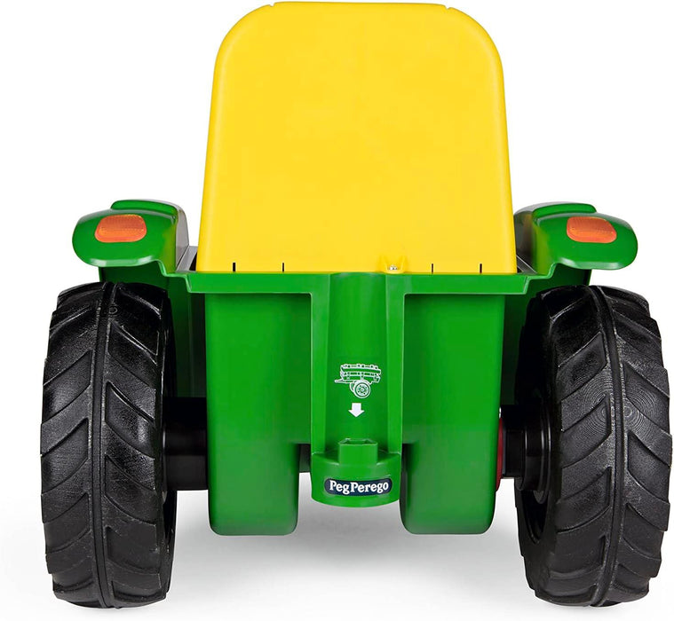 Peg Perego® - Peg Perego Toddler John Deere Mini Tractor - 6 Volt Dual Drive Axle - Green
