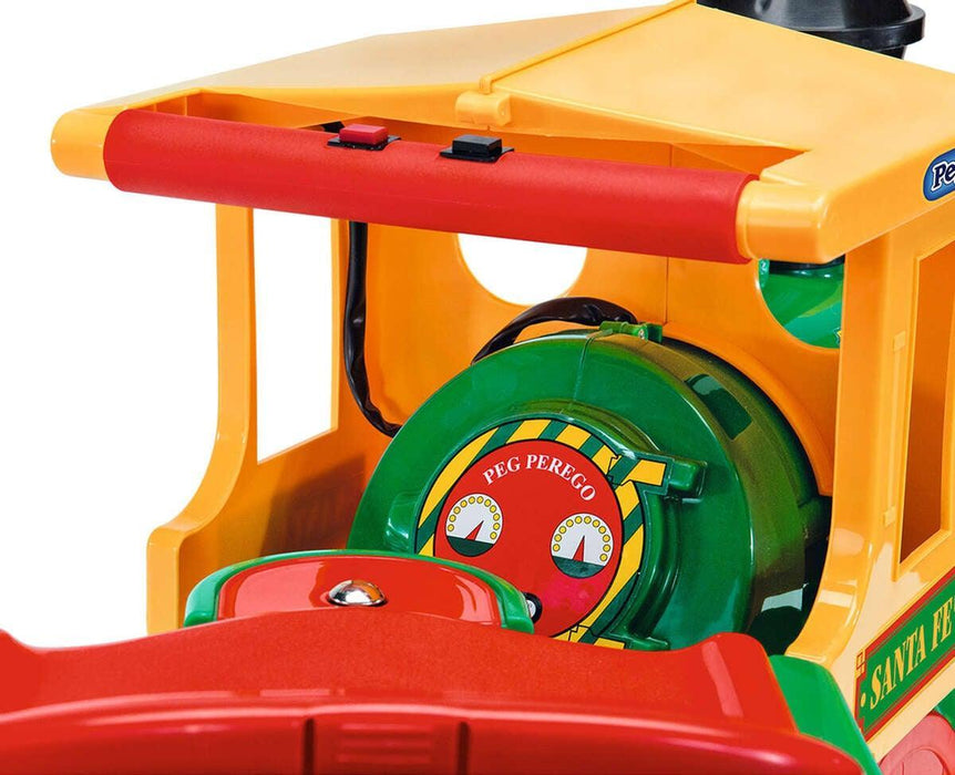 Peg Perego® - Peg Perego Toddler Santa Fe Train - 6 Volt Single Drive Wheel - Green