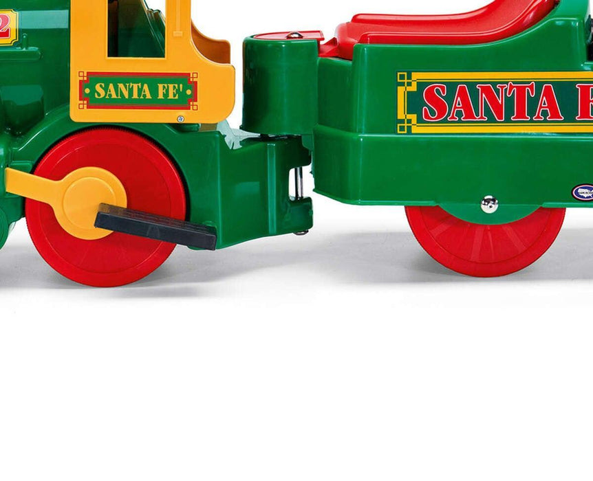 Peg Perego® - Peg Perego Toddler Santa Fe Train - 6 Volt Single Drive Wheel - Green