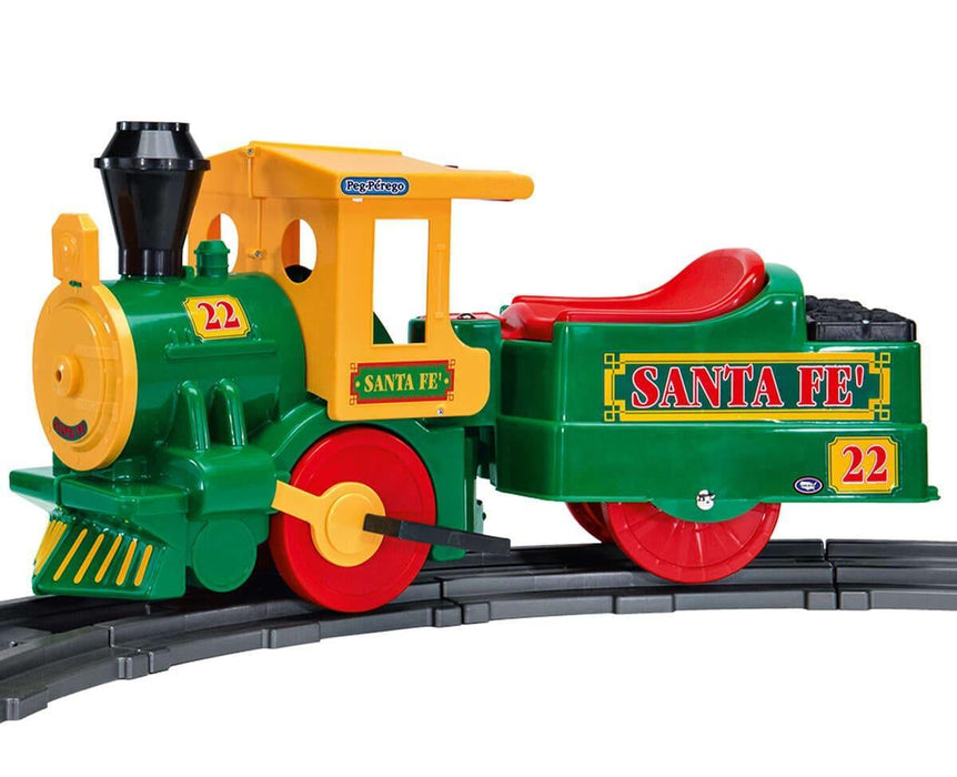 Peg Perego® - Peg Perego Toddler Santa Fe Train - 6 Volt Single Drive Wheel - Green