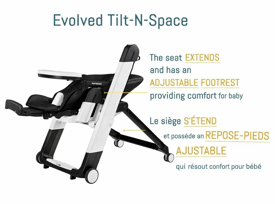 Peg Perego Siesta High Chair – Luxury Reclining High Chair Made in Italy