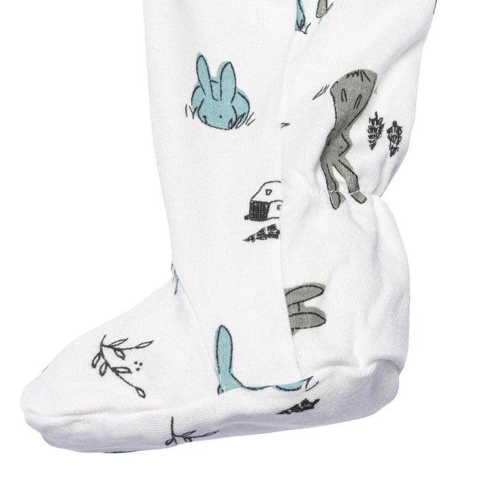 Perlimpinpin - Perlimpinpin 1 Piece Bamboo Baby Pyjama - Bunnies