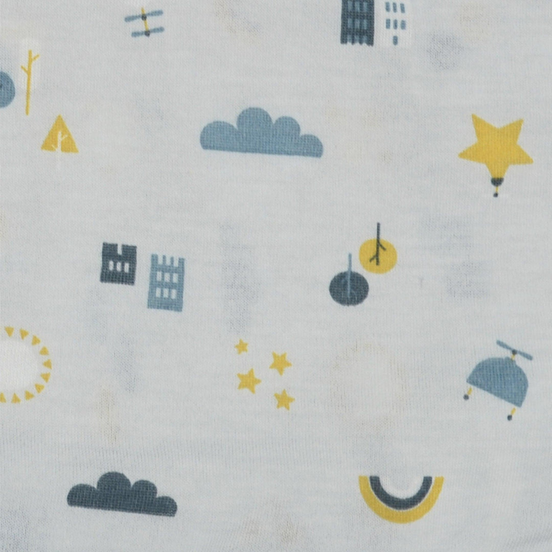 Perlimpinpin - Perlimpinpin 1 Piece Bamboo Baby Pyjama - City