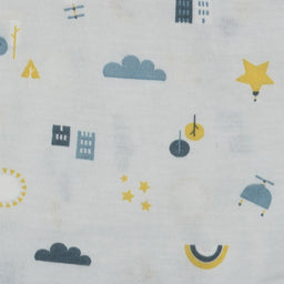 Perlimpinpin - Perlimpinpin 1 Piece Bamboo Baby Pyjama - City