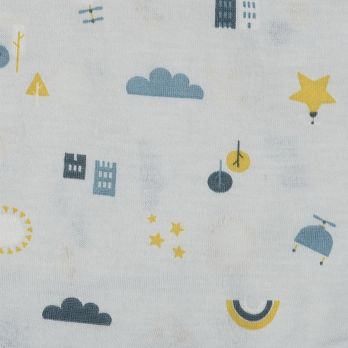 Perlimpinpin - Perlimpinpin 1 Piece Bamboo Baby Pyjama - City