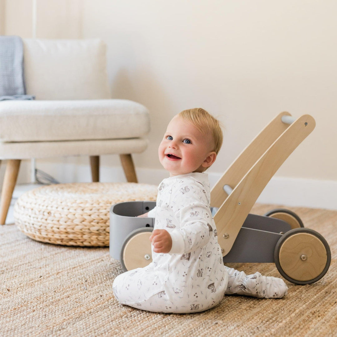 Perlimpinpin - Perlimpinpin 1 Piece Bamboo Baby Pyjama - Fawns