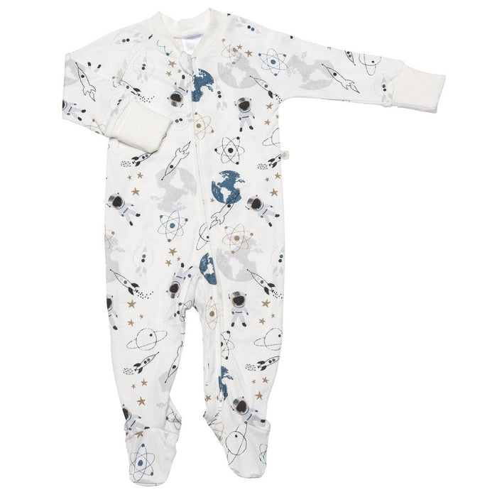 Perlimpinpin - Perlimpinpin 1 Piece Bamboo Baby Pyjama - Space