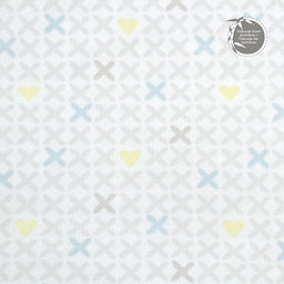 Perlimpinpin - PerlimPinPin 1 Piece Bamboo Baby Pyjama - X Hearts