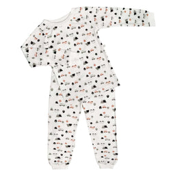 Perlimpinpin - Perlimpinpin 2 Pieces Bamboo Baby Pyjama - Cars