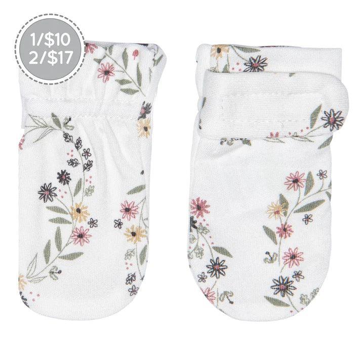 Perlimpinpin - Perlimpinpin Baby Bamboo Anti-Scratch Mittens