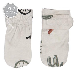 Perlimpinpin - Perlimpinpin Baby Bamboo Anti-Scratch Mittens