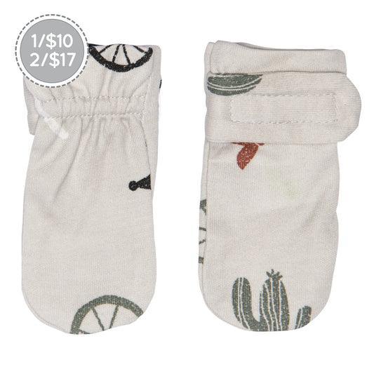 Perlimpinpin - Perlimpinpin Baby Bamboo Anti-Scratch Mittens