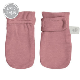 Perlimpinpin - Perlimpinpin Bamboo Baby Anti-Scratch Mittens - Plain Colors