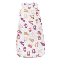 Perlimpinpin - Perlimpinpin Cotton Muslin Baby Sleep Bag - Cats (0.7 tog)
