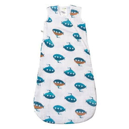 Perlimpinpin - Perlimpinpin Cotton Muslin Baby Sleep Bag - Submarines (0.7 tog)