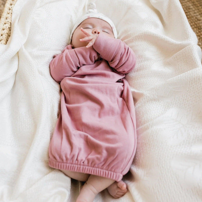 Perlimpinpin - Perlimpinpin Soft Bamboo Baby Nightgown - Newborn