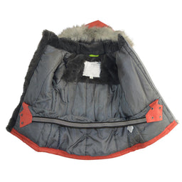 Perlimpinpin - Perlimpinpin Toddler & Girls Snow Suit - Langoustine Textured (Sizes 4, 5 & 6)