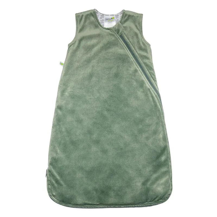 Perlimpinpin - Perlimpinpin Velour Plush Baby Sleep Bag - Hunter Green (2.5 Togs)