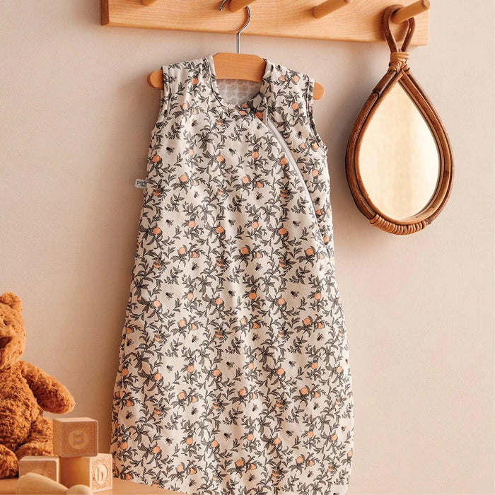 Perlimpinpin - Perlimpinpin Woven Cotton Sleep Sack (2 TOG) - Solange Pilote - Abeilles