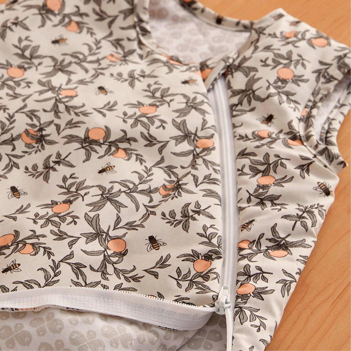 Perlimpinpin - Perlimpinpin Woven Cotton Sleep Sack (2 TOG) - Solange Pilote - Abeilles