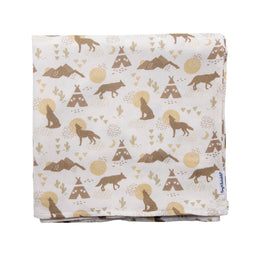Perlimpinpin - Tiny Twinkle Kaffle Swaddle Blanket – Soft & Silky Baby Wrap (47" x 47")