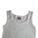 Petit Abielle - Sleeveless White Baby Bodysuit – 100% Cotton – Made in Italy (Ages 3–24 Months)